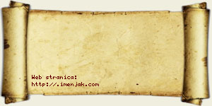 Milana Jakupi vizit kartica